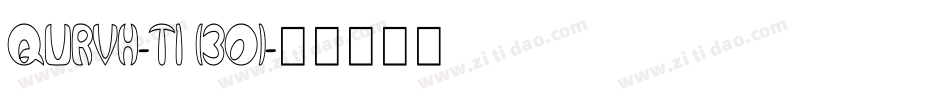 QURVH-T1 (30)字体转换